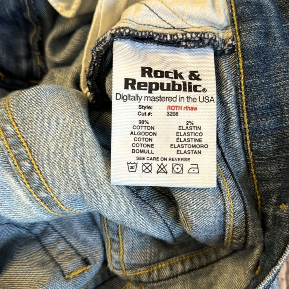 Rock‎ & Republic Roth bootcut jeans size 29 - Picture 12 of 13